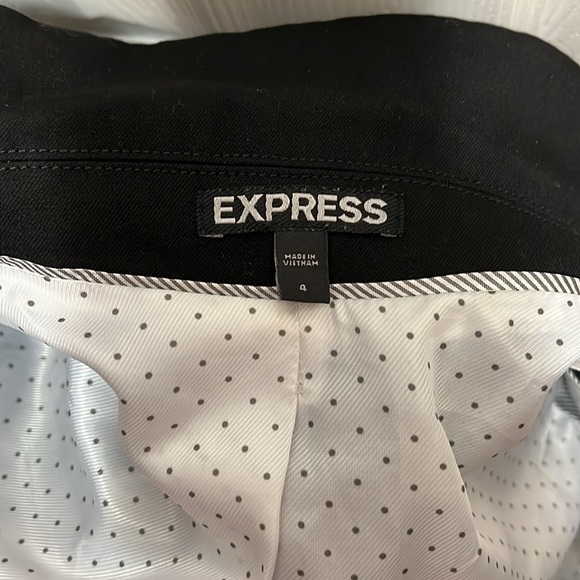Express Black Blazer Size 4 - Picture 7 of 9